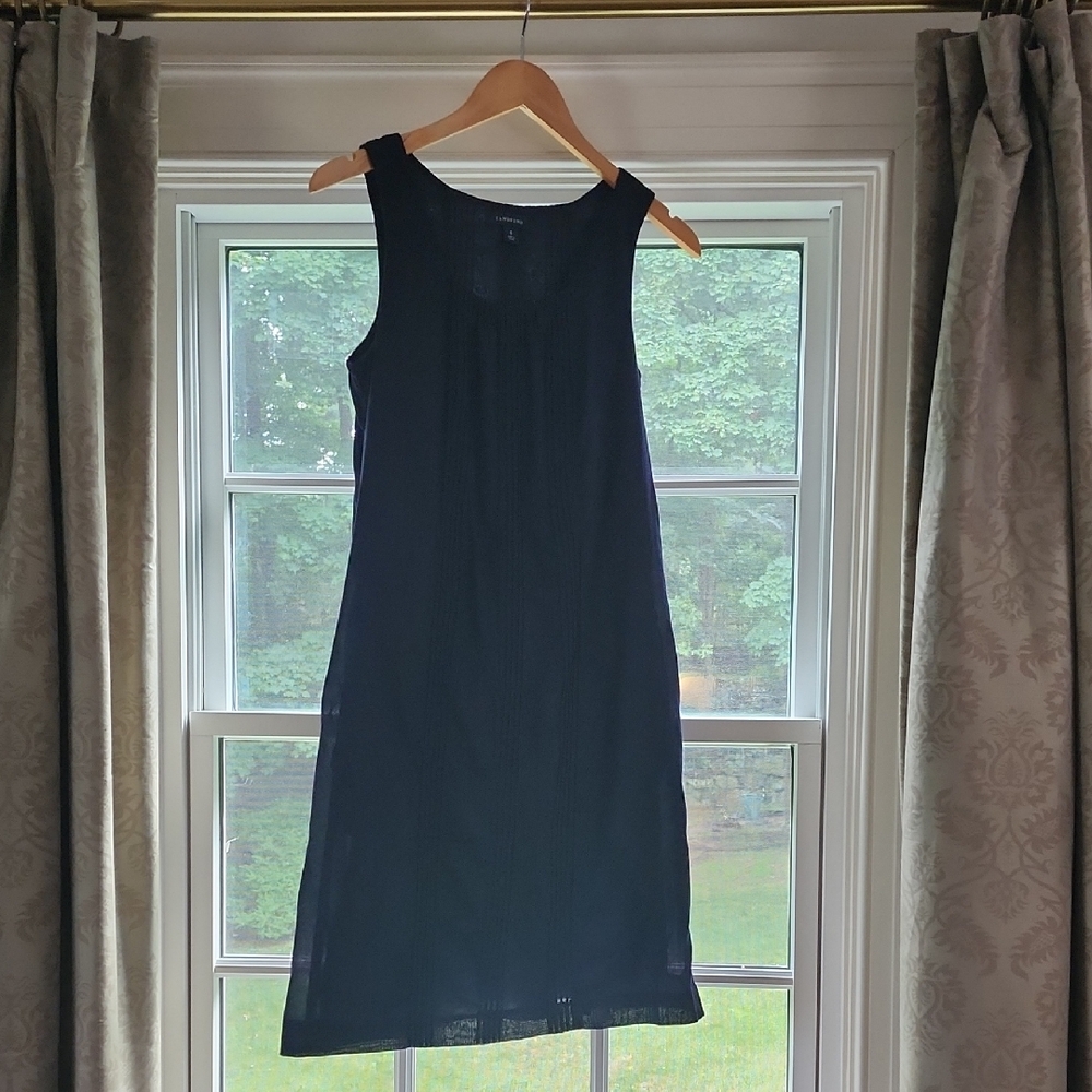 Navy Lands' End Dress